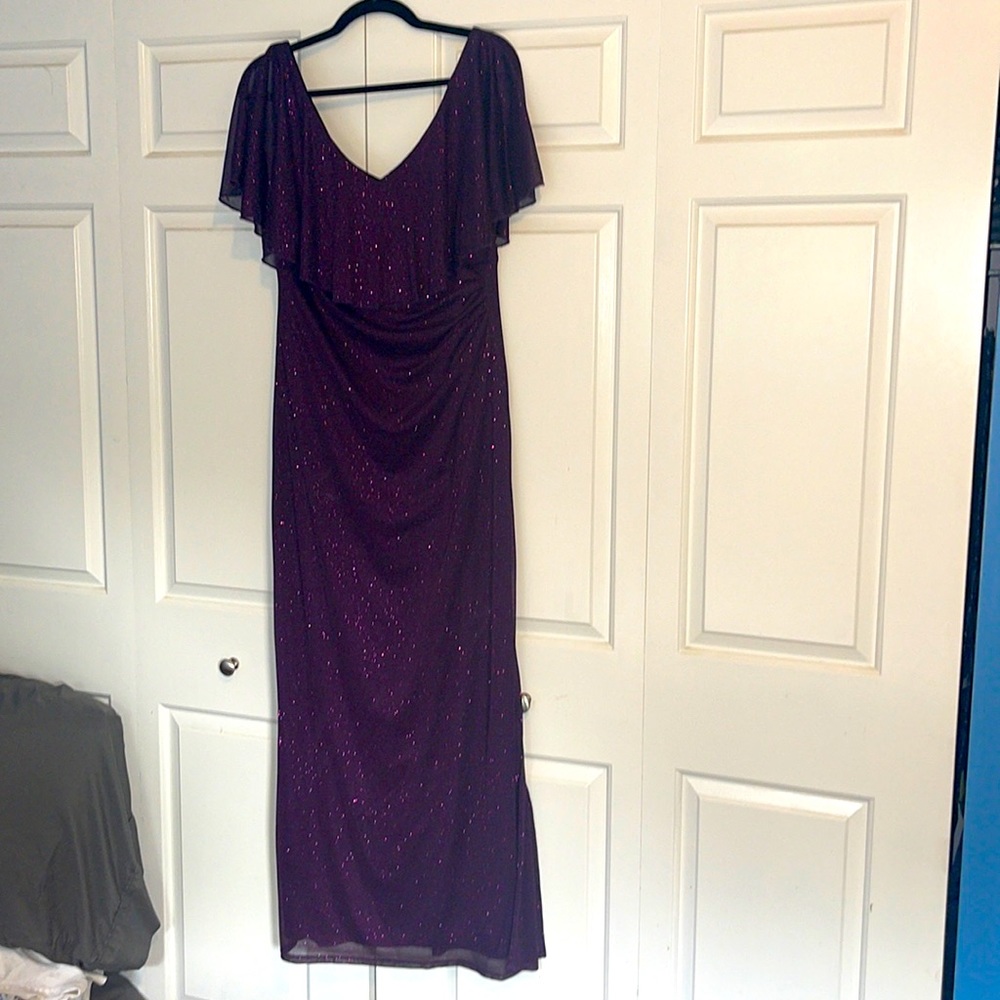 Sparkly Purple Gown Size 10